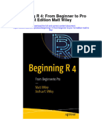 Beginning R 4 From Beginner To Pro 1St Edition Matt Wiley Full Chapter