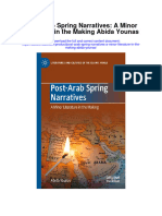Download Post Arab Spring Narratives A Minor Literature In The Making Abida Younas all chapter
