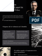 La Violencia en Colombia y El Papel de Álvaro Uribe Vélez: by Fernando Fidel Rhenals Anaya