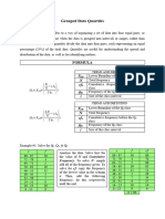 Grouped Data Quartiles