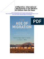 Download The Age Of Migration International Population Movements In The Modern World 6Th Edition Hein De Haas full chapter