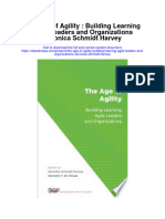 Download The Age Of Agility Building Learning Agile Leaders And Organizations Veronica Schmidt Harvey full chapter