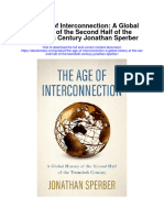 The Age of Interconnection A Global History of The Second Half of The Twentieth Century Jonathan Sperber Full Chapter