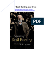 Letters of Basil Bunting Alex Niven Full Chapter
