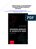 Download Behavioural Neurology Of Anti Epileptic Drugs A Practical Guide Andrea E Cavanna full chapter