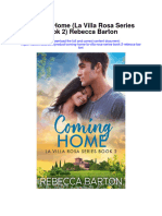 Coming Home La Villa Rosa Series Book 2 Rebecca Barton Full Chapter