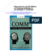 Comm Mindtap Course List 6Th Edition Deanna D Sellnow Kathleen S Verderber Rudolph F Verderber Full Chapter
