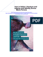 Download Posthumanism In Italian Literature And Film Boundaries And Identity Enrica Maria Ferrara all chapter