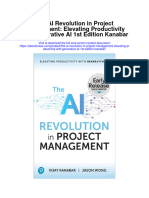 The Ai Revolution in Project Management Elevating Productivity With Generative Ai 1St Edition Kanabar Full Chapter