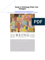 Being A Study in Ontology Peter Van Inwagen Full Chapter