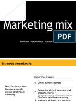 4 Ps Marketing - Mix - Producto