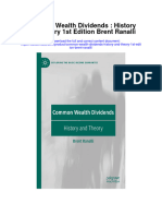 Common Wealth Dividends History and Theory 1St Edition Brent Ranalli Full Chapter