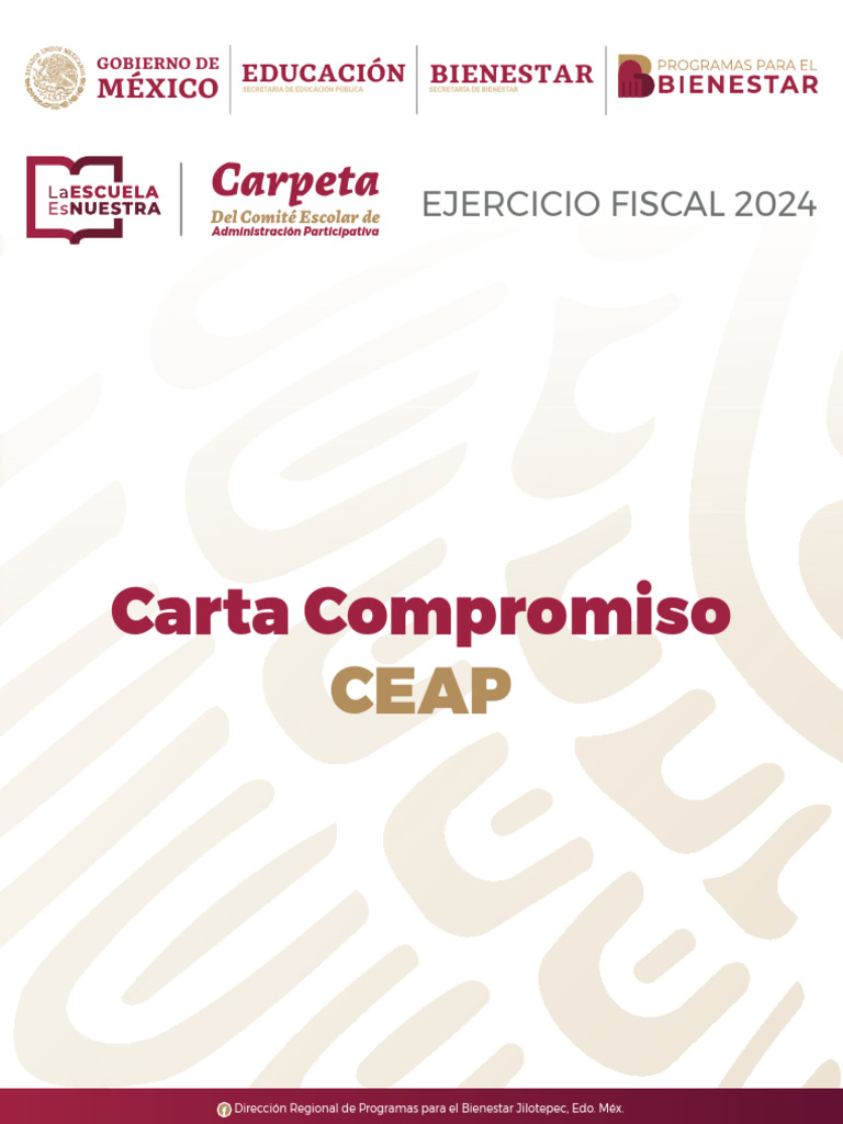 05 - Carta Compromiso CEAP | PDF