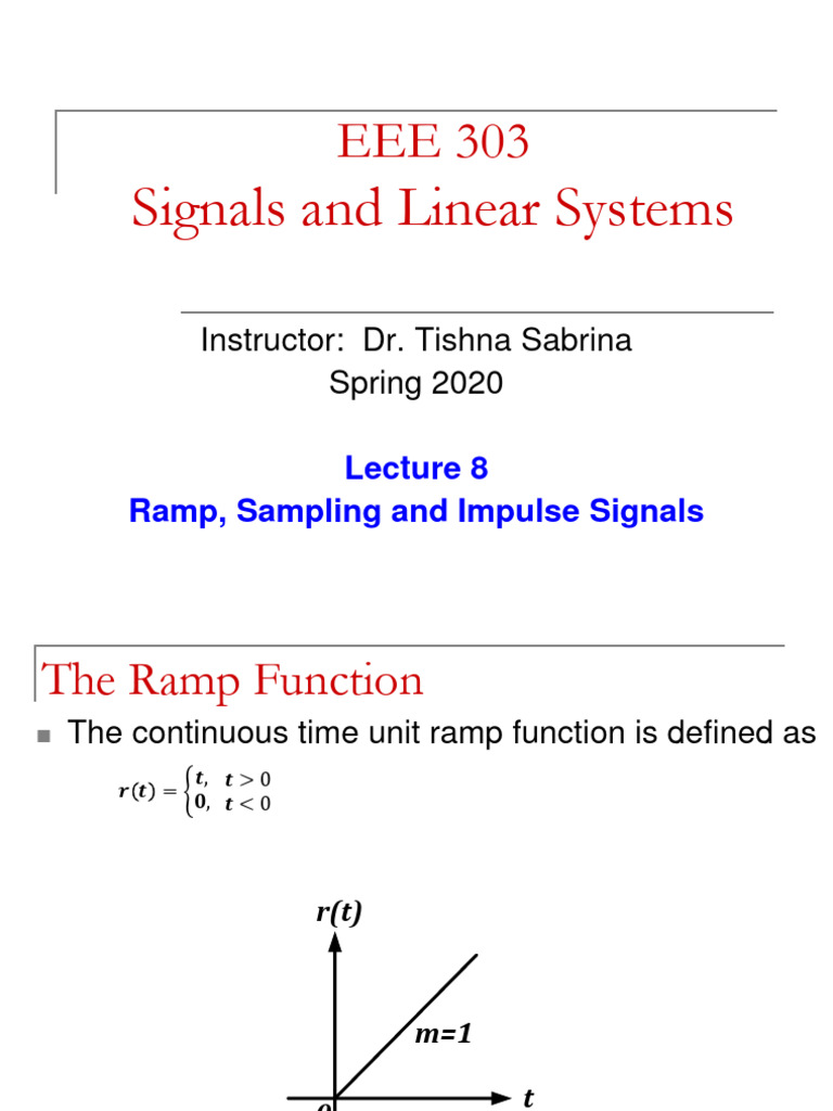 Understanding the Linear Ramp Function | PDF | Electronics | Computer ...