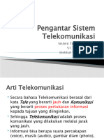 Pertemuan 2 - Sistem Telekomunikasi - 12 Okt 2023