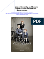 LGBT Victorians Sexuality and Gender in The Nineteenth Century Archives Simon Joyce Full Chapter