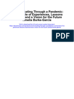 Download Communicating Through A Pandemic A Chronicle Of Experiences Lessons Learned And A Vision For The Future Amelia Burke Garcia full chapter