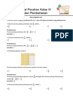 Soal Pecahan Kelas 6K13