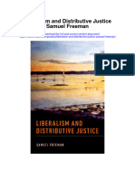 Liberalism and Distributive Justice Samuel Freeman Full Chapter