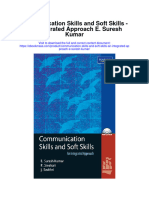 Download Communication Skills And Soft Skills An Integrated Approach E Suresh Kumar full chapter