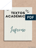 Textos Académicos - Informe