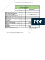 CheckList Kelengkapan Laporan Bulanan