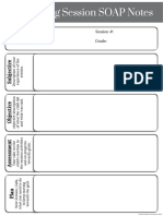 Counseling Plan Template