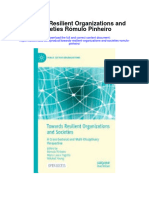 Download Towards Resilient Organizations And Societies Romulo Pinheiro all chapter
