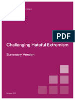 Challenging Hateful Extremism - Summary Report