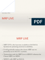 Sap Insights - MRP Live Vs Classic MRP New