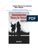 Download Communication Theory For Humans Neil Oboyle full chapter