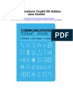 Communications Toolkit 5Th Edition Jane Grellier Full Chapter