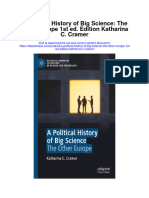A Political History of Big Science The Other Europe 1St Ed Edition Katharina C Cramer Full Chapter