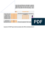 Clash of Clans Hero Time - Resource Calculator