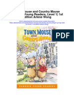 Download Town Mouse And Country Mouse Penguin Young Readers Level 1 1St Edition Arlene Wong all chapter