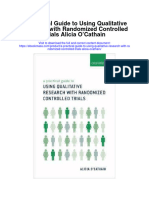 Download A Practical Guide To Using Qualitative Research With Randomized Controlled Trials Alicia Ocathain full chapter