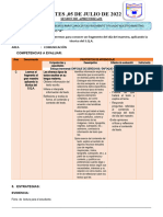 SESION DE APRENDIZAJE MARTES 05 DE JULIO PLAN LECTOR Dia Del Maestro.