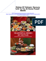 Traditional Dishes of Vietnam Savoury Recipes Worth To Try at Home Powell Maliek All Chapter