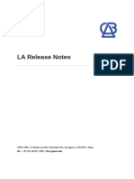 LA Release Notes