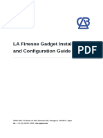 LA Finesse Gadget Installation and Configuration Guide