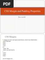 CSS Margin and Padding Properties Box Model