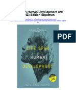 Download Life Span Human Development 3Rd Anz Edition Sigelman full chapter