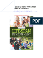Life Span Development 19Th Edition John W Santrock Full Chapter