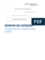 Sensor de oxígeno - Spectra Premium