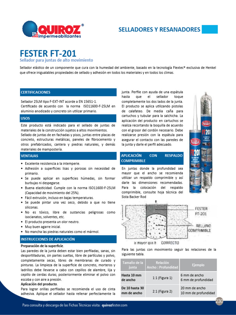 Fester FT201 | PDF | Compuestos químicos | Química