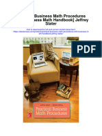 Download Practical Business Math Procedures With Business Math Handbook Jeffrey Slater all chapter