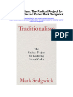 Download Traditionalism The Radical Project For Restoring Sacred Order Mark Sedgwick all chapter