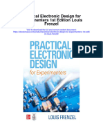 Download Practical Electronic Design For Experimenters 1St Edition Louis Frenzel all chapter