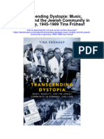 Download Transcending Dystopia Music Mobility And The Jewish Community In Germany 1945 1989 Tina Fruhauf all chapter