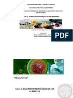 Taller 2 Microbiologìa de Alimentos Actualizada